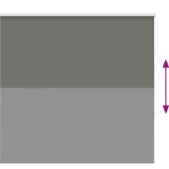 vidaXL Decoración-Estor Enrollable Opaco 155x130 cm Tela Ancho 151,6 cm