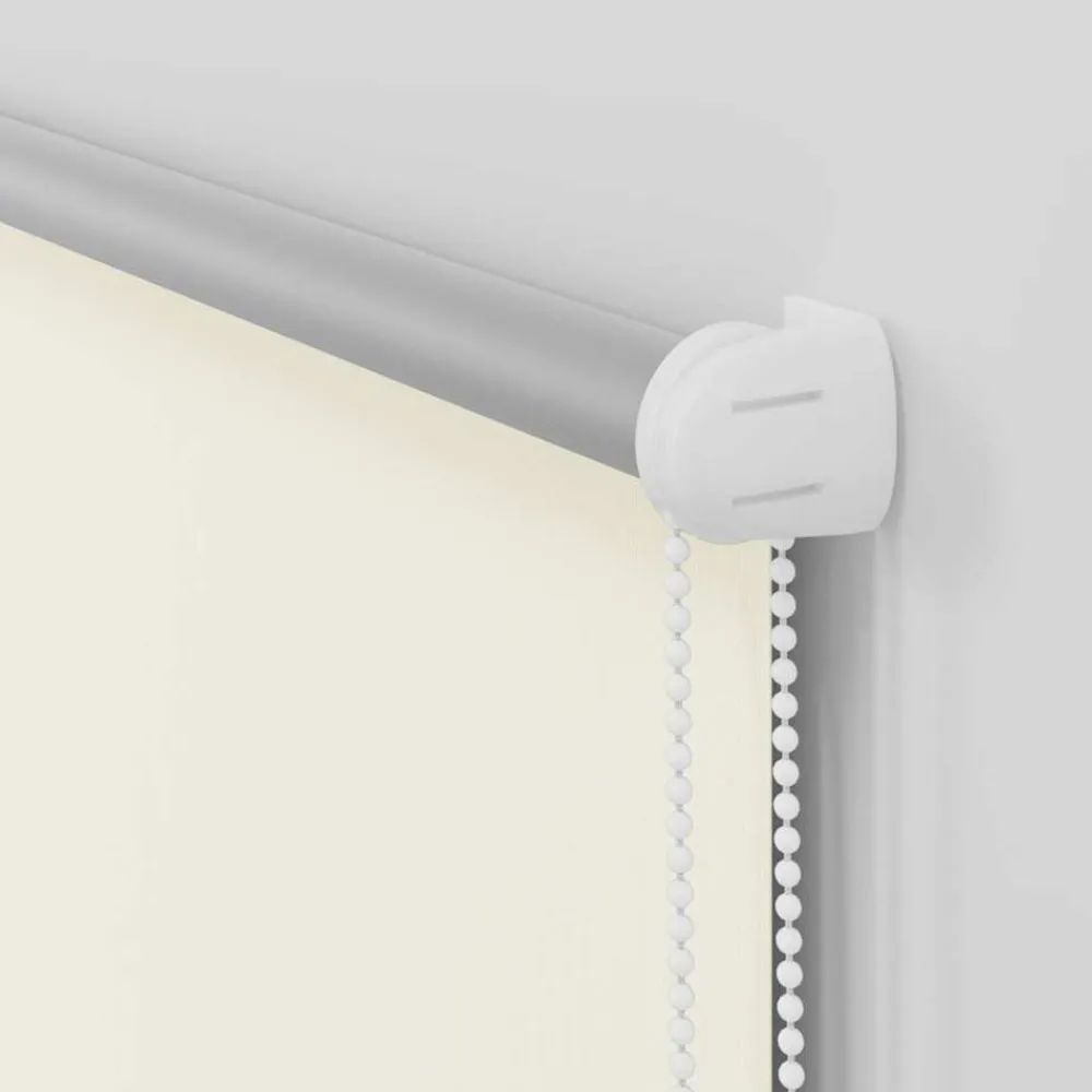 vidaXL Estor Enrollable Opaco Blanco Roto 110x230cm Tela Ancho 105,7cm Blanco crudo Hot