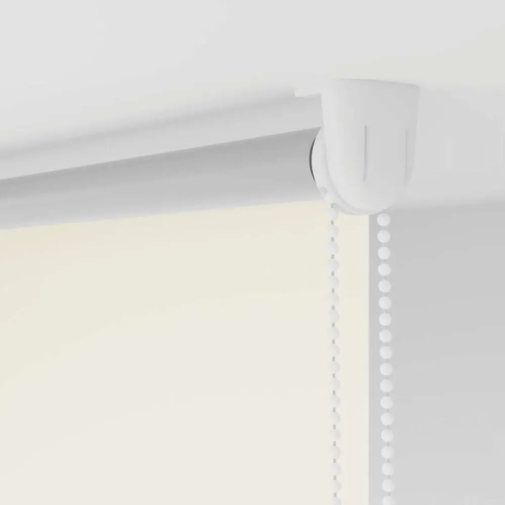 vidaXL Estor Enrollable Opaco Blanco Roto 110x230cm Tela Ancho 105,7cm Blanco crudo Hot