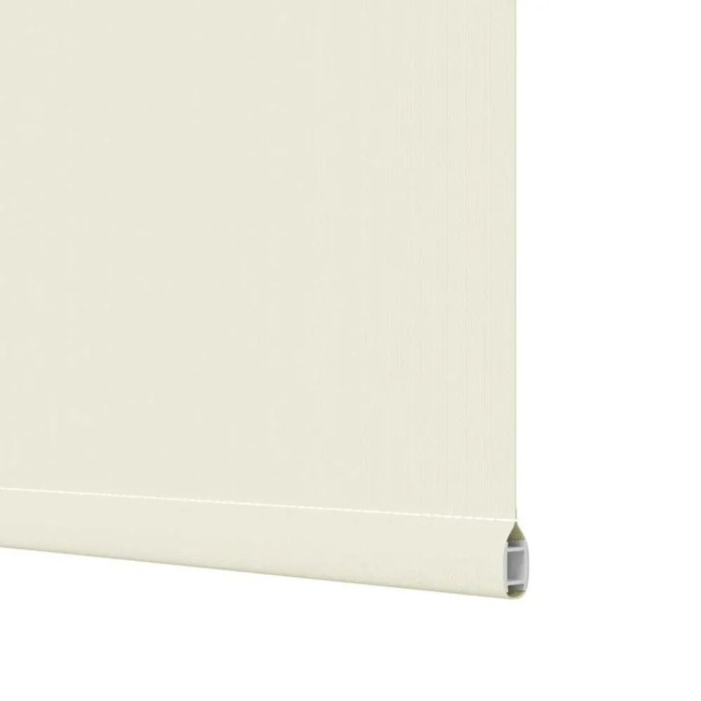 vidaXL Estor Enrollable Opaco Blanco Roto 110x230cm Tela Ancho 105,7cm Blanco crudo Hot
