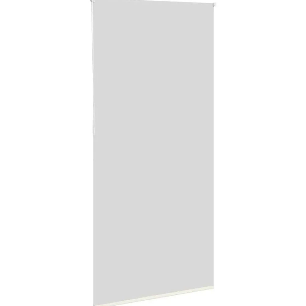 vidaXL Estor Enrollable Opaco Blanco Roto 110x230cm Tela Ancho 105,7cm Blanco crudo Hot