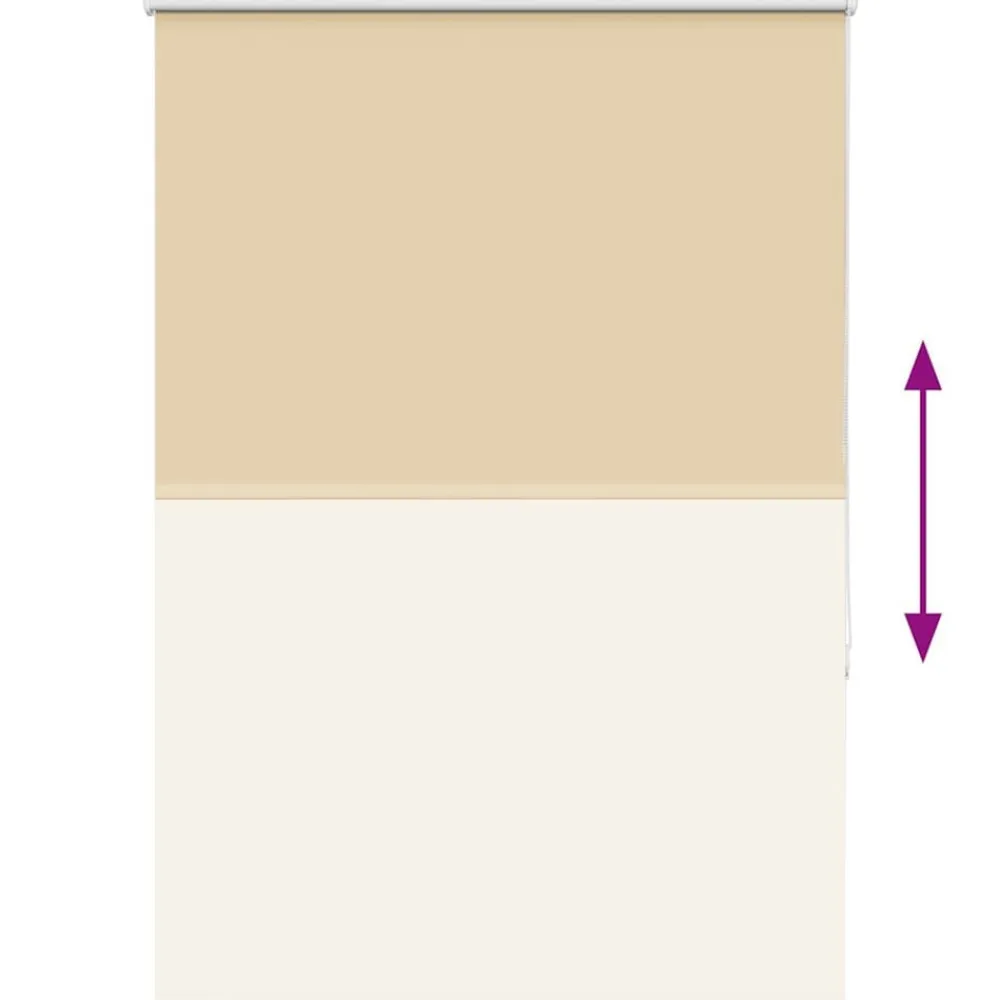 vidaXL Decoración-Estor Enrollable Opaco 105x130 cm Tela Ancho 100,7 cm