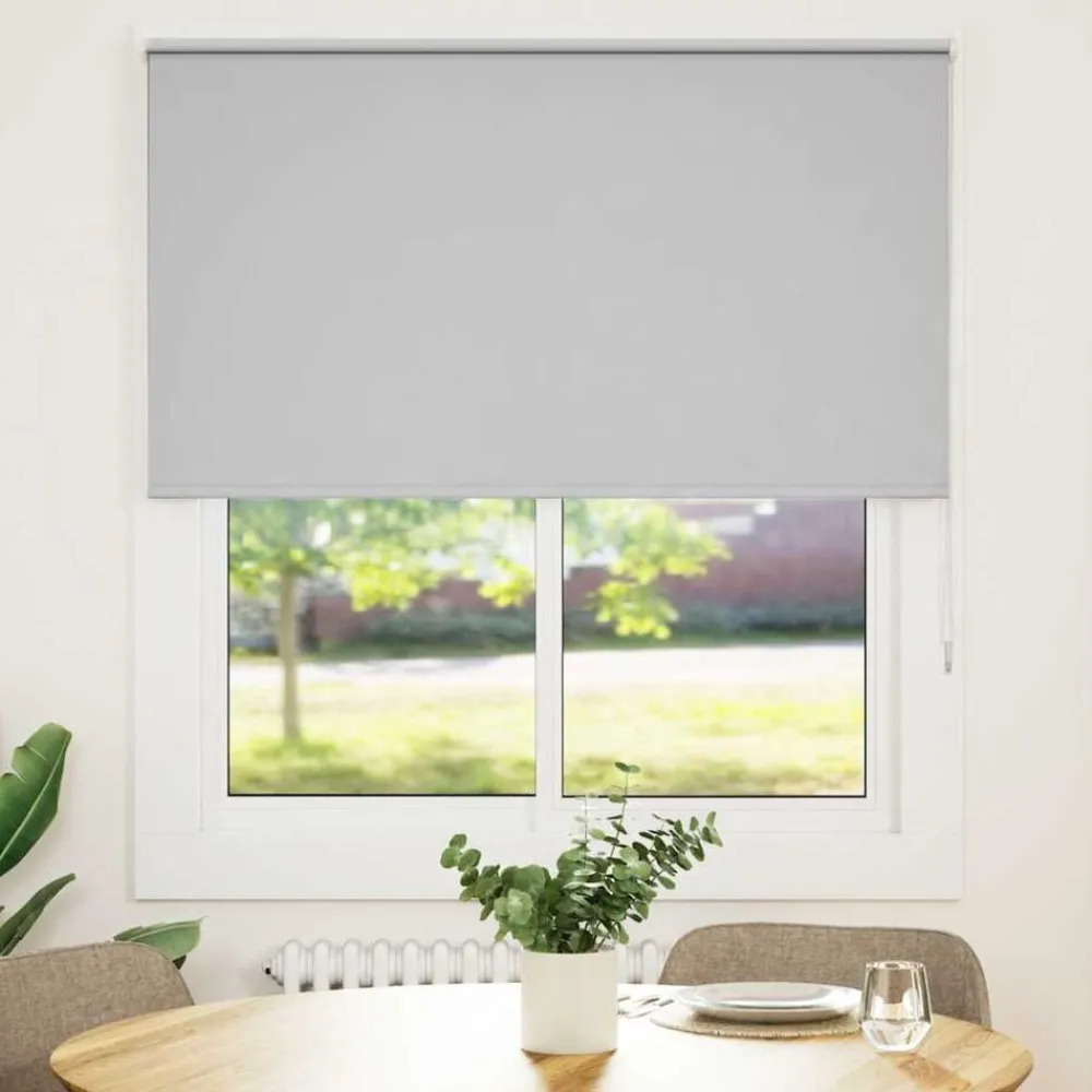 vidaXL Decoración-Estor Enrollable Opaco 120x150 cm Tela Ancho 116,6cm