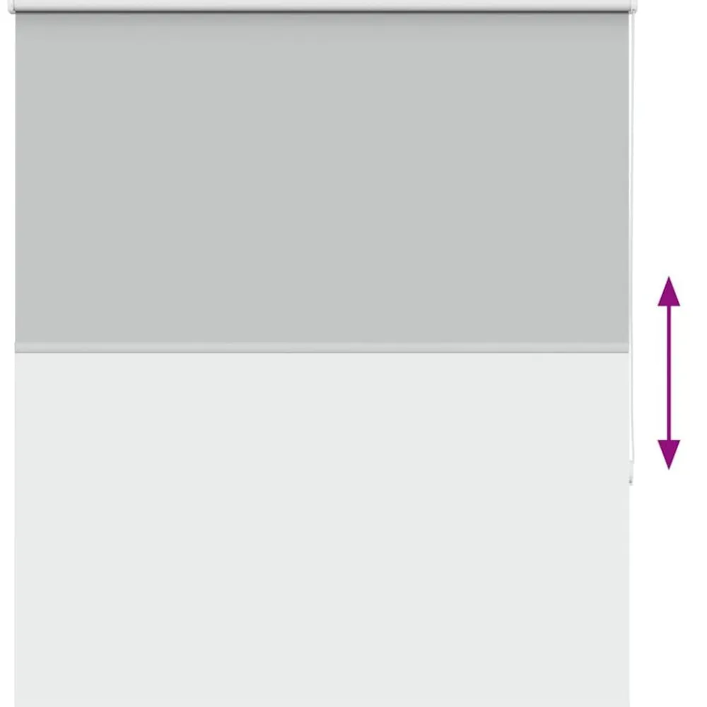 vidaXL Decoración-Estor Enrollable Opaco 120x150 cm Tela Ancho 116,6cm