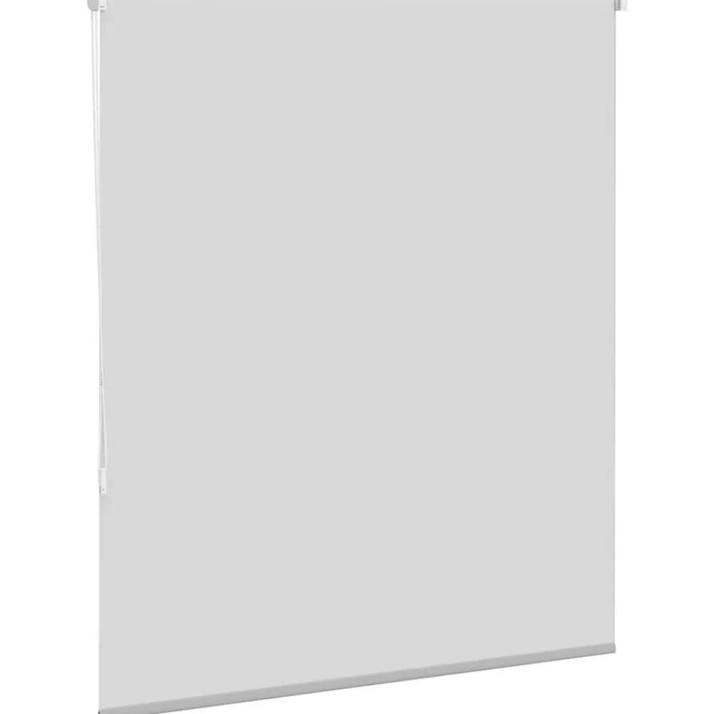 vidaXL Estor Enrollable Opaco 135x150 cm Tela Ancho 131,6cm Gris claro Clearance