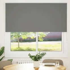 vidaXL Estor Enrollable Opaco 165x130 cm Tela Ancho 161,6 cm Gris Sale