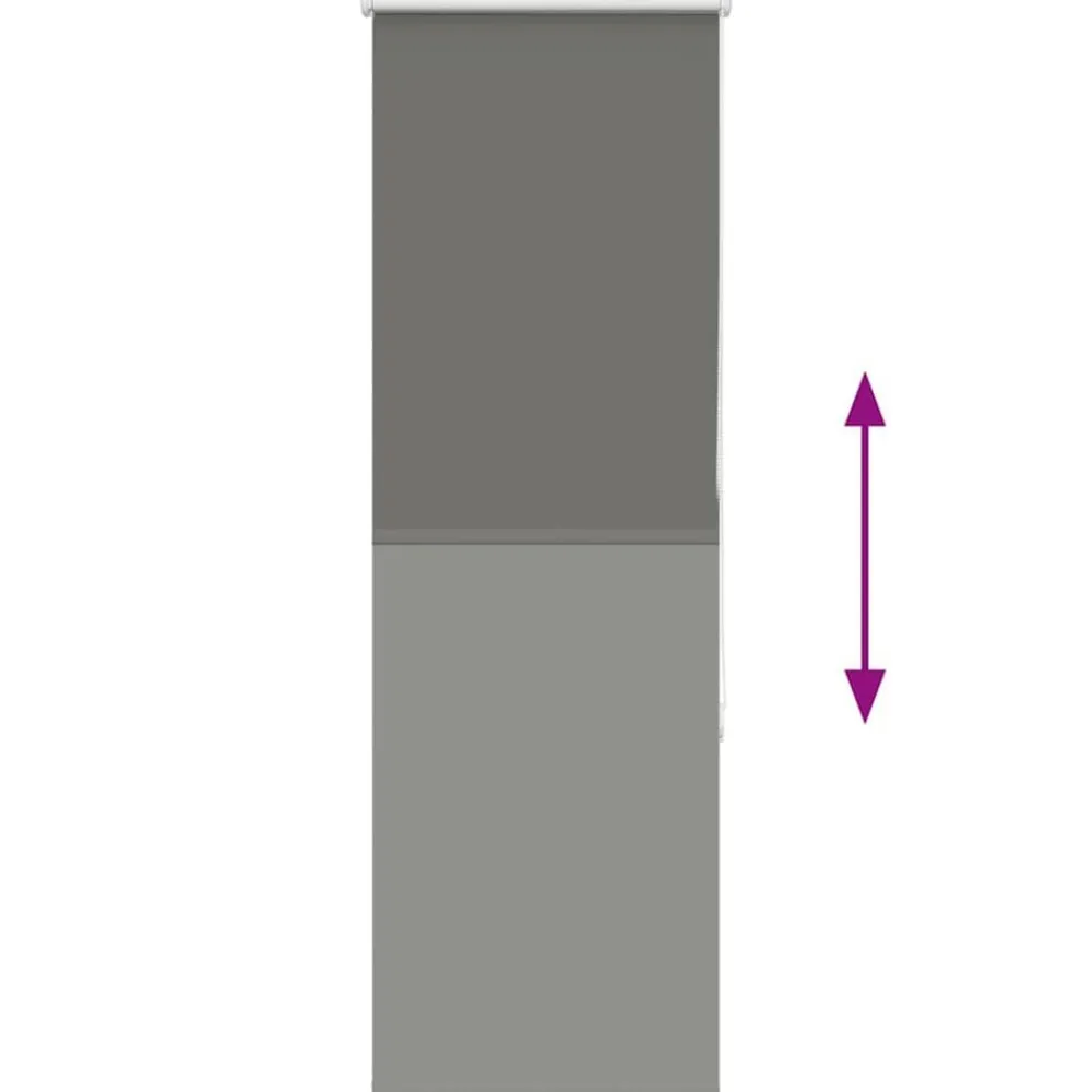 vidaXL Decoración-Estor Enrollable Opaco 40x130 cm Tela Ancho 35,7 cm