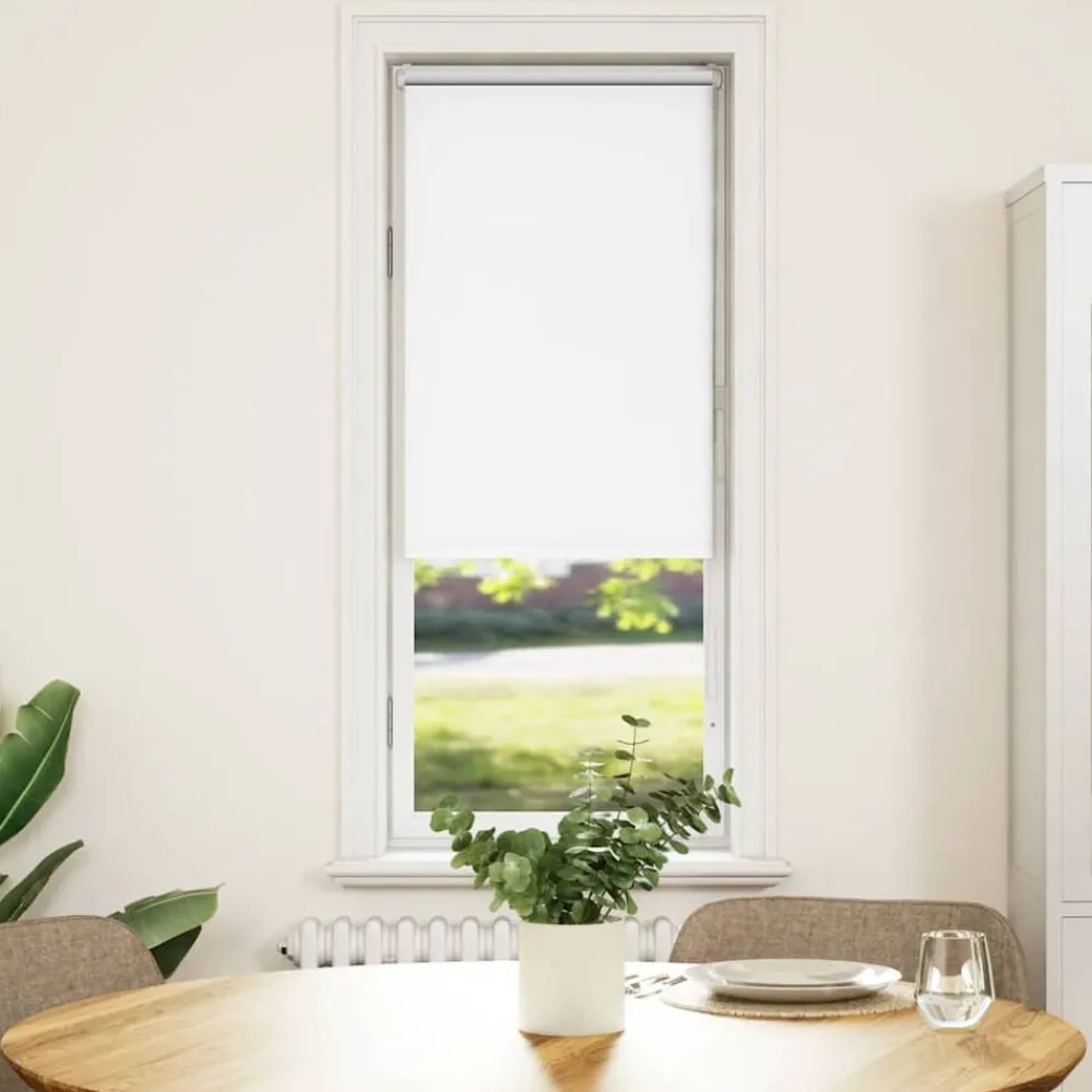 vidaXL Decoración-Estor Enrollable Opaco 40x130 cm Tela Ancho 35,7 cm