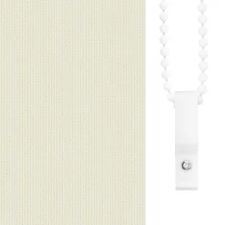 vidaXL Decoración-Estor Enrollable Opaco Blanco Roto 120x210cm Tela Ancho 116,6cm