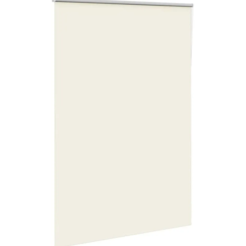 vidaXL Decoración-Estor Enrollable Opaco Blanco Roto 160x210cm Tela Ancho 156,6cm