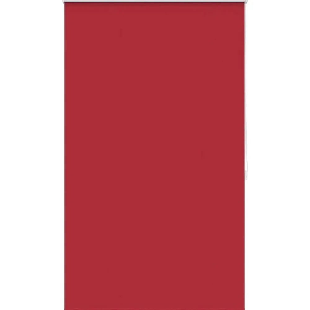 vidaXL Estor enrollable opaco 84,4x175 cm, tela, ancho 80 cm, Rojo Best