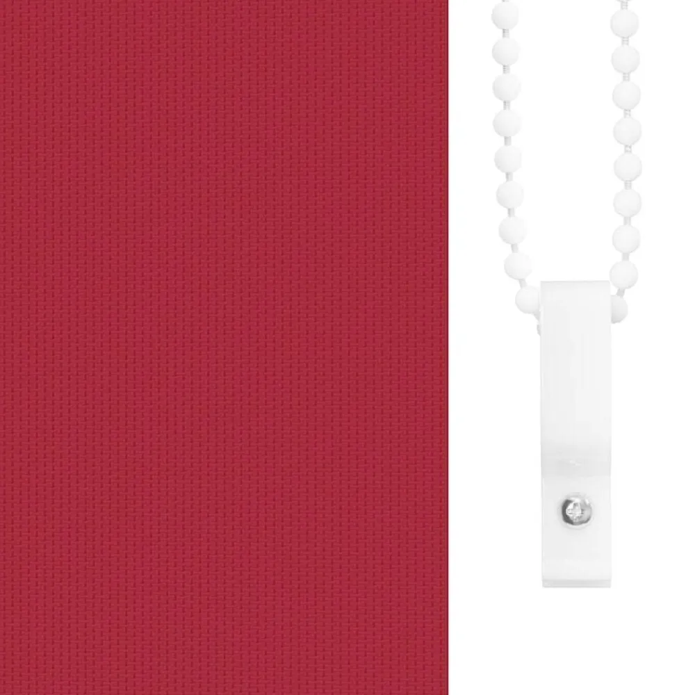 vidaXL Estor enrollable opaco 84,4x175 cm, tela, ancho 80 cm, Rojo Best