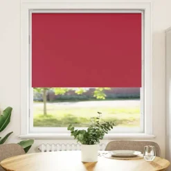 vidaXL Estor Enrollable Opaco 105x150 cm Tela Ancho 100,7 cm Rojo Outlet