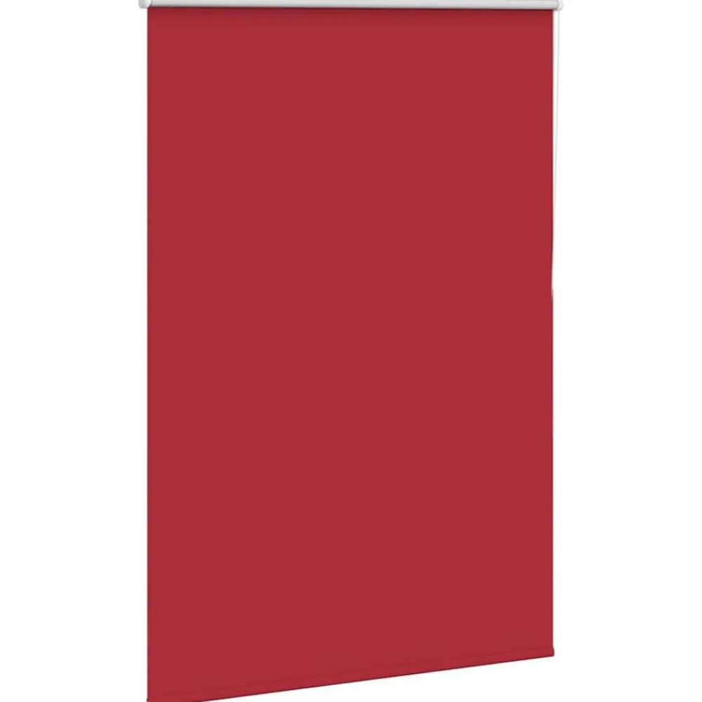 vidaXL Estor Enrollable Opaco 105x150 cm Tela Ancho 100,7 cm Rojo Outlet