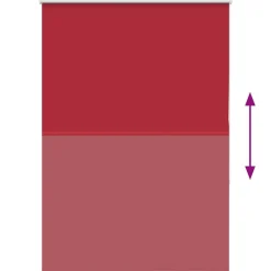 vidaXL Estor Enrollable Opaco 105x150 cm Tela Ancho 100,7 cm Rojo Outlet