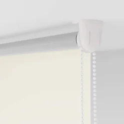 vidaXL Estor Enrollable Opaco Blanco Roto 110x130cm Tela Ancho 105,7cm Blanco crudo Online