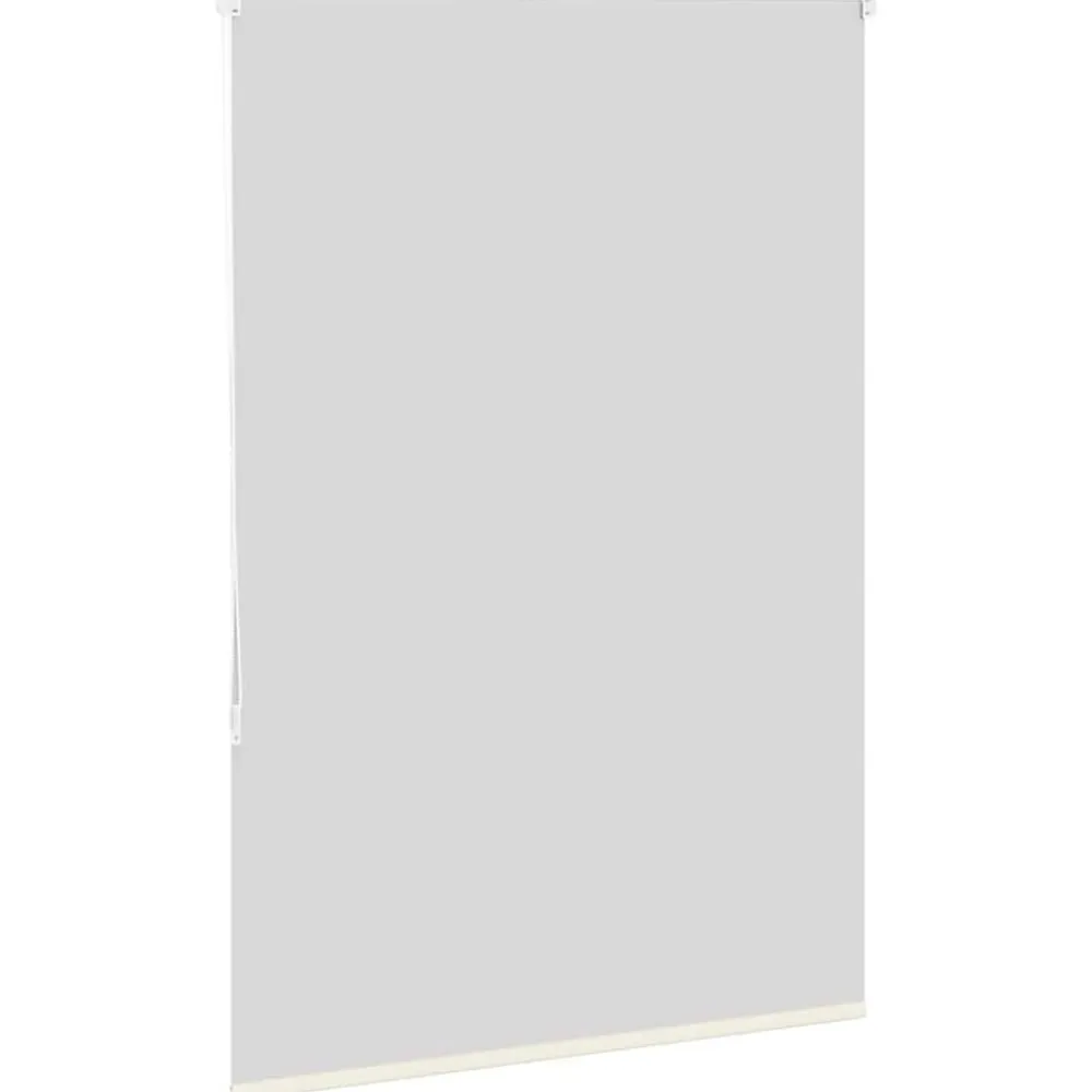 vidaXL Estor Enrollable Opaco Blanco Roto 110x130cm Tela Ancho 105,7cm Blanco crudo Online