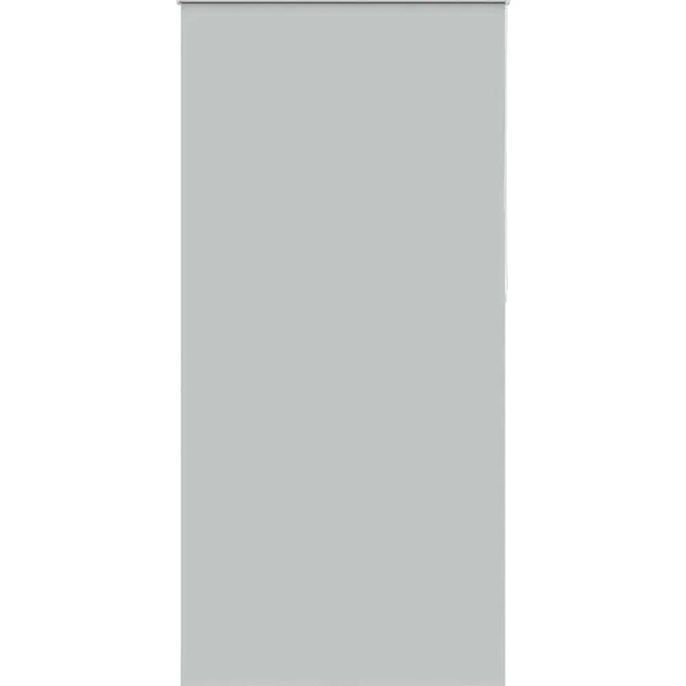 vidaXL Estor Enrollable Opaco 110x230 cm Tela Ancho 105,7cm Gris claro