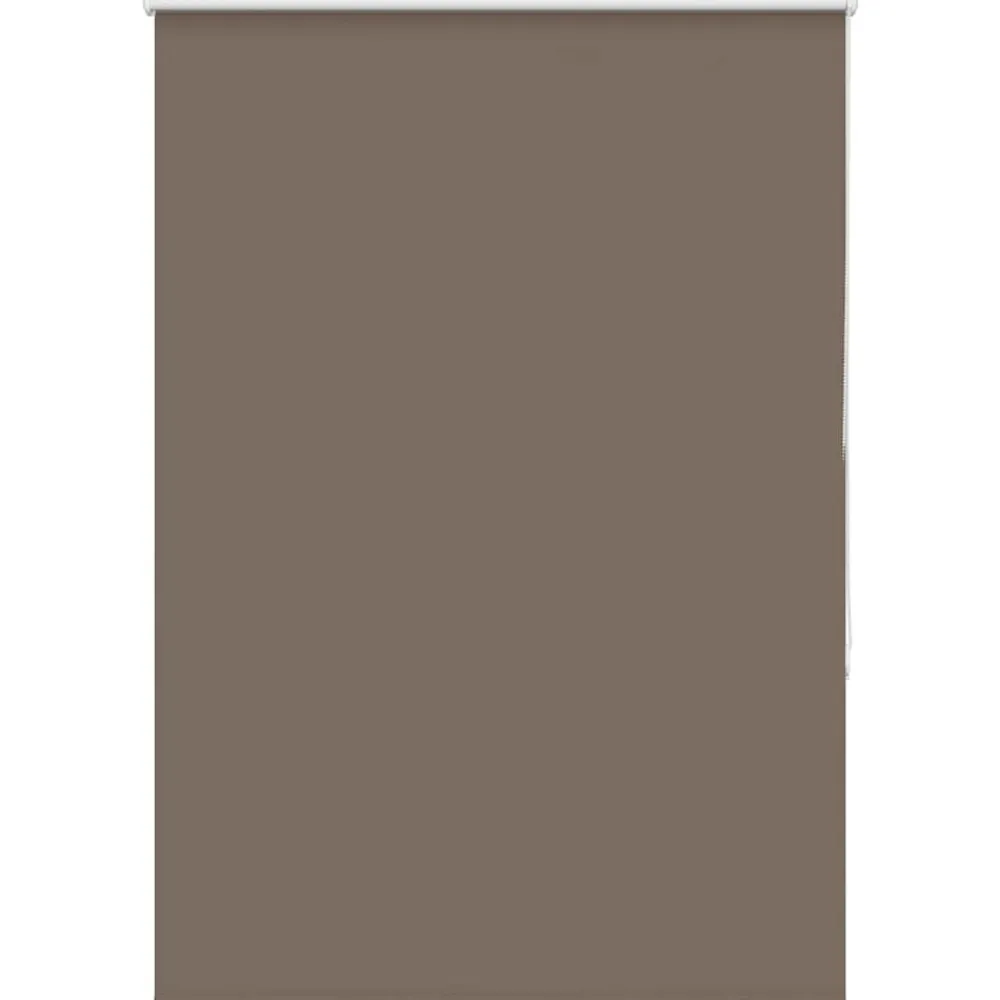 vidaXL Estor Enrollable Opaco Color 105x130 cm Tela Ancho 100,7cm Café Outlet