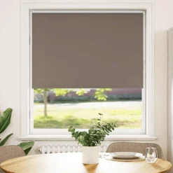 vidaXL Estor Enrollable Opaco Color 105x130 cm Tela Ancho 100,7cm Café Outlet