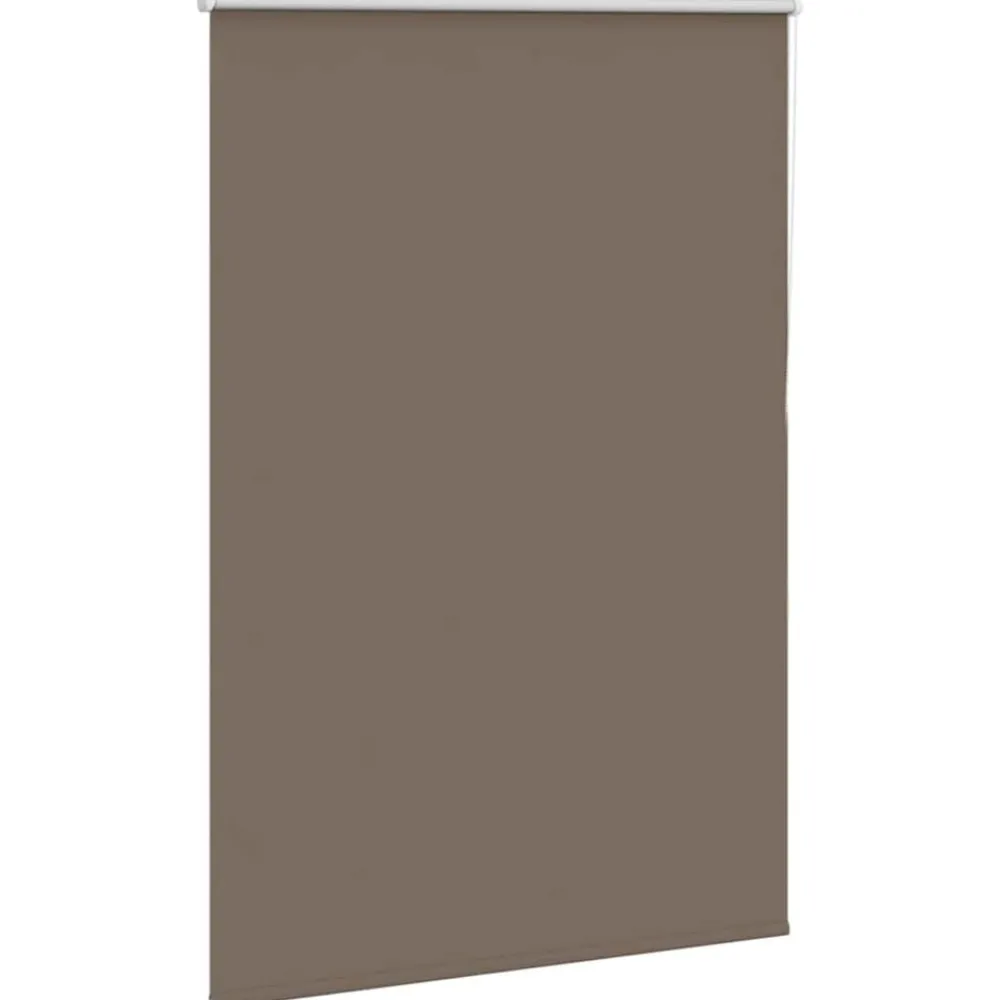 vidaXL Estor Enrollable Opaco Color 105x130 cm Tela Ancho 100,7cm Café Outlet