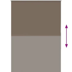 vidaXL Estor Enrollable Opaco Color 105x130 cm Tela Ancho 100,7cm Café Outlet