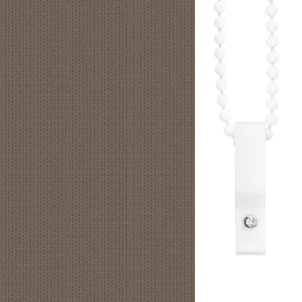 vidaXL Estor Enrollable Opaco Color 105x130 cm Tela Ancho 100,7cm Café Outlet