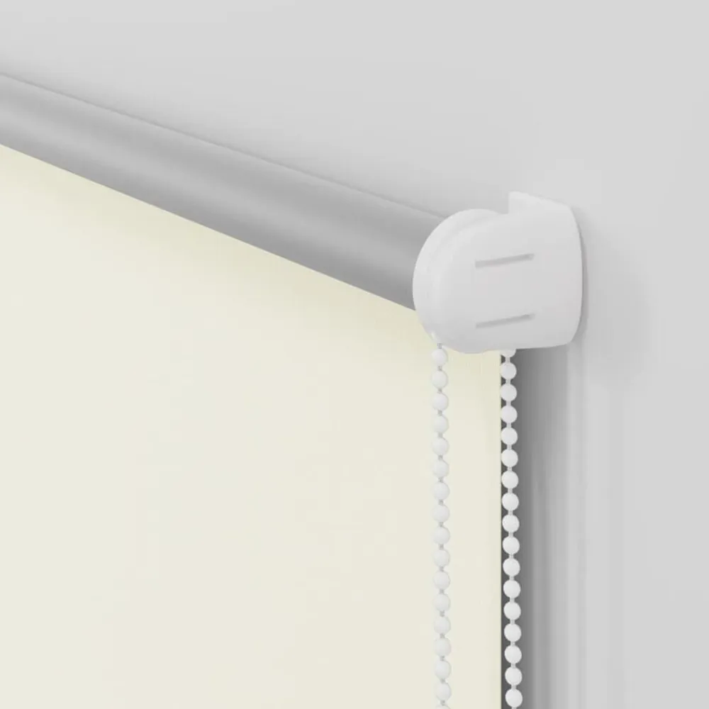 vidaXL Estor enrollable opaco 84,4x175 cm, ancho de tela 80 cm, color blanco roto Blanco crudo Best