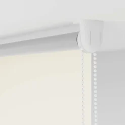 vidaXL Estor enrollable opaco 84,4x175 cm, ancho de tela 80 cm, color blanco roto Blanco crudo Best
