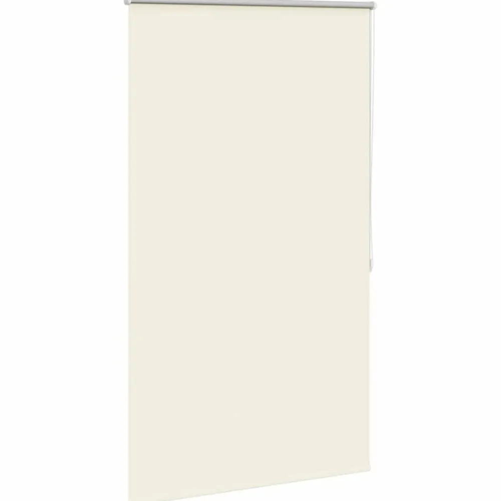 vidaXL Estor enrollable opaco 84,4x175 cm, ancho de tela 80 cm, color blanco roto Blanco crudo Best