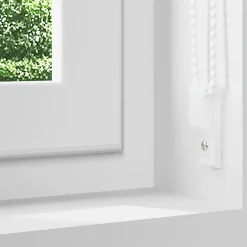 vidaXL Estor enrollable opaco 84,4x175 cm, ancho de tela 80 cm, color blanco roto Blanco crudo Best