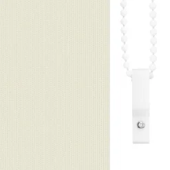 vidaXL Estor enrollable opaco 84,4x175 cm, ancho de tela 80 cm, color blanco roto Blanco crudo Best