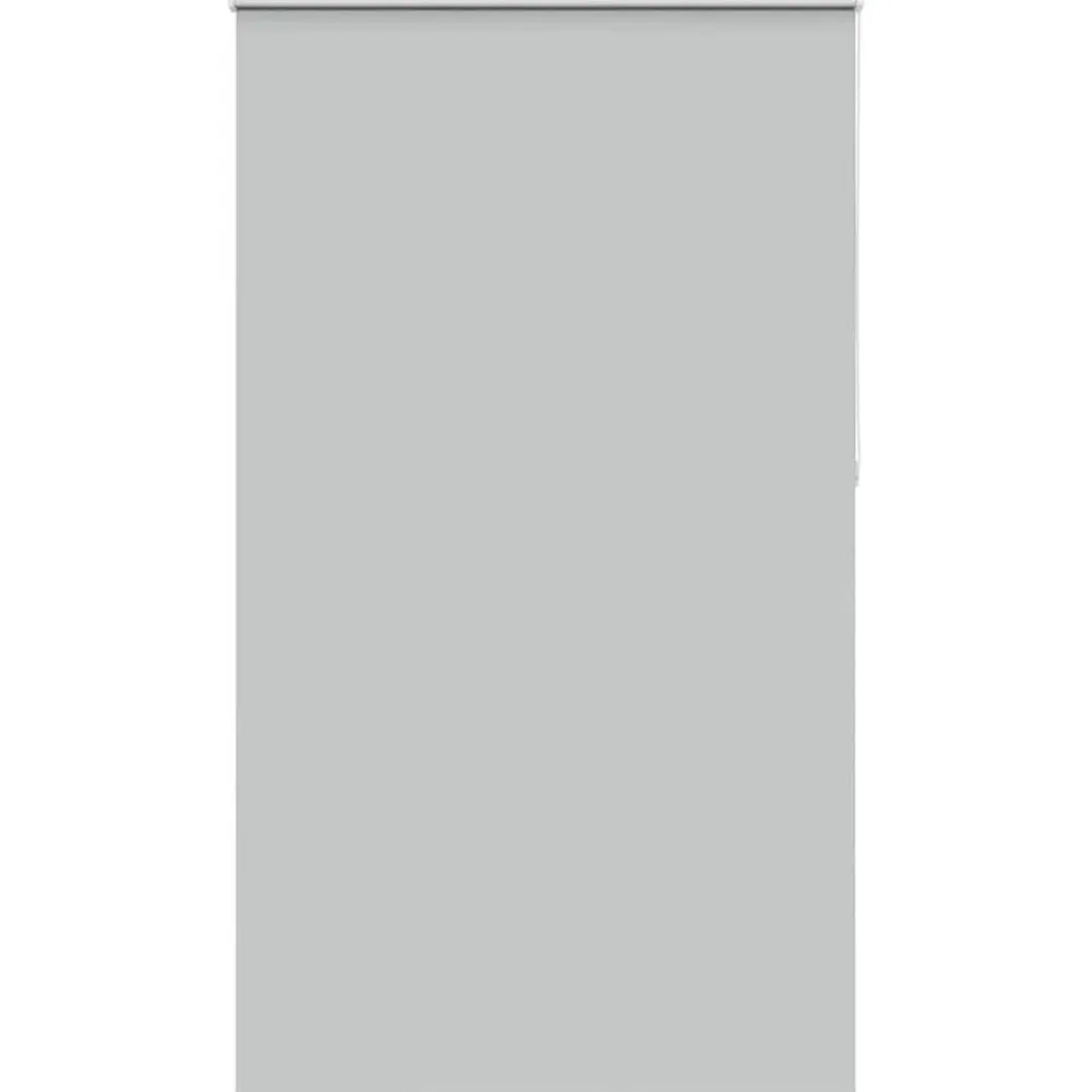 vidaXL Estor Enrollable Opaco 140x230cm Tela Ancho 136,6cm Gris claro New