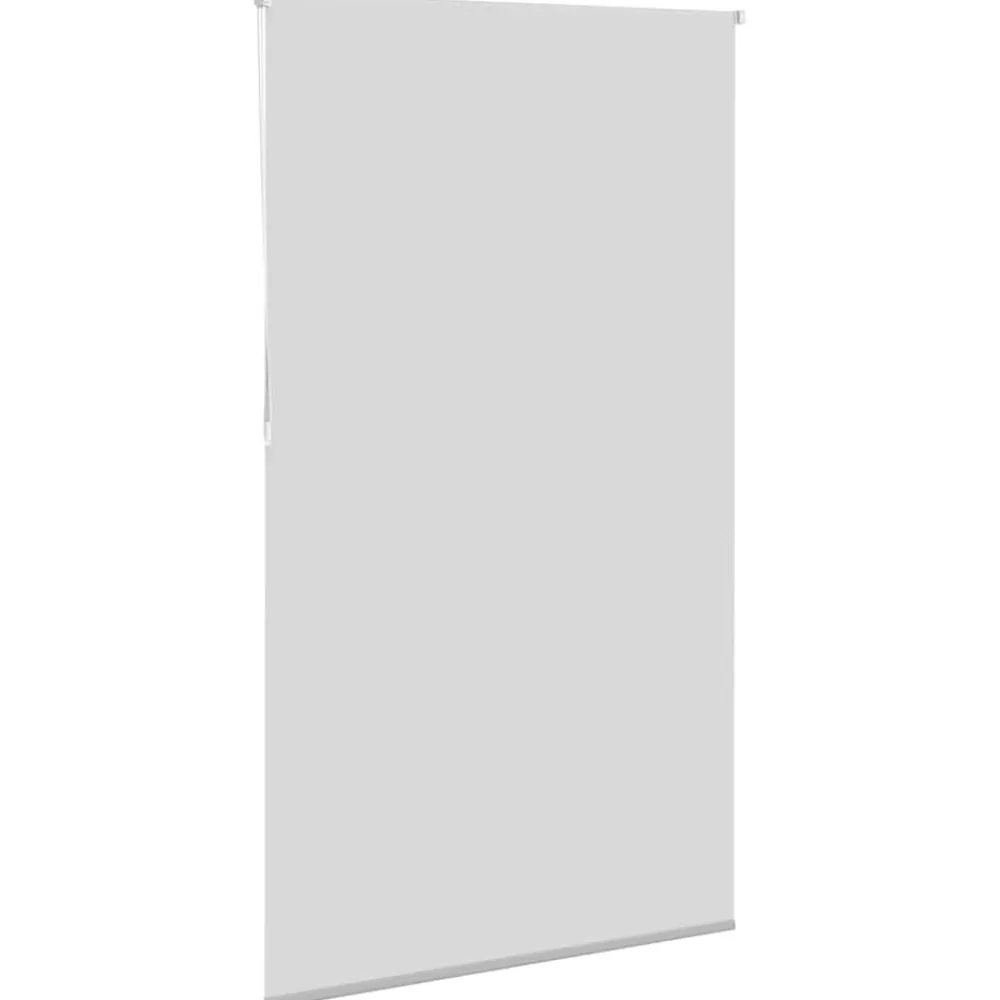 vidaXL Estor Enrollable Opaco 140x230cm Tela Ancho 136,6cm Gris claro New