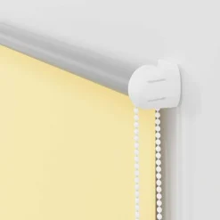 vidaXL Estor Enrollable Opaco 40x130 cm Tela Ancho 35,7 cm Amarillo