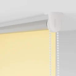 vidaXL Estor Enrollable Opaco 40x130 cm Tela Ancho 35,7 cm Amarillo
