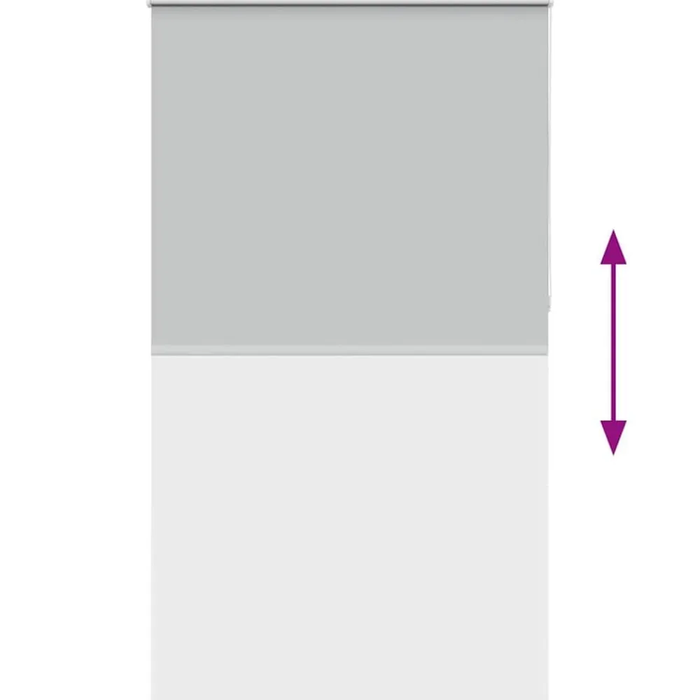 vidaXL Decoración-Estor Enrollable Opaco 120x230 cm Tela Ancho 116,6cm