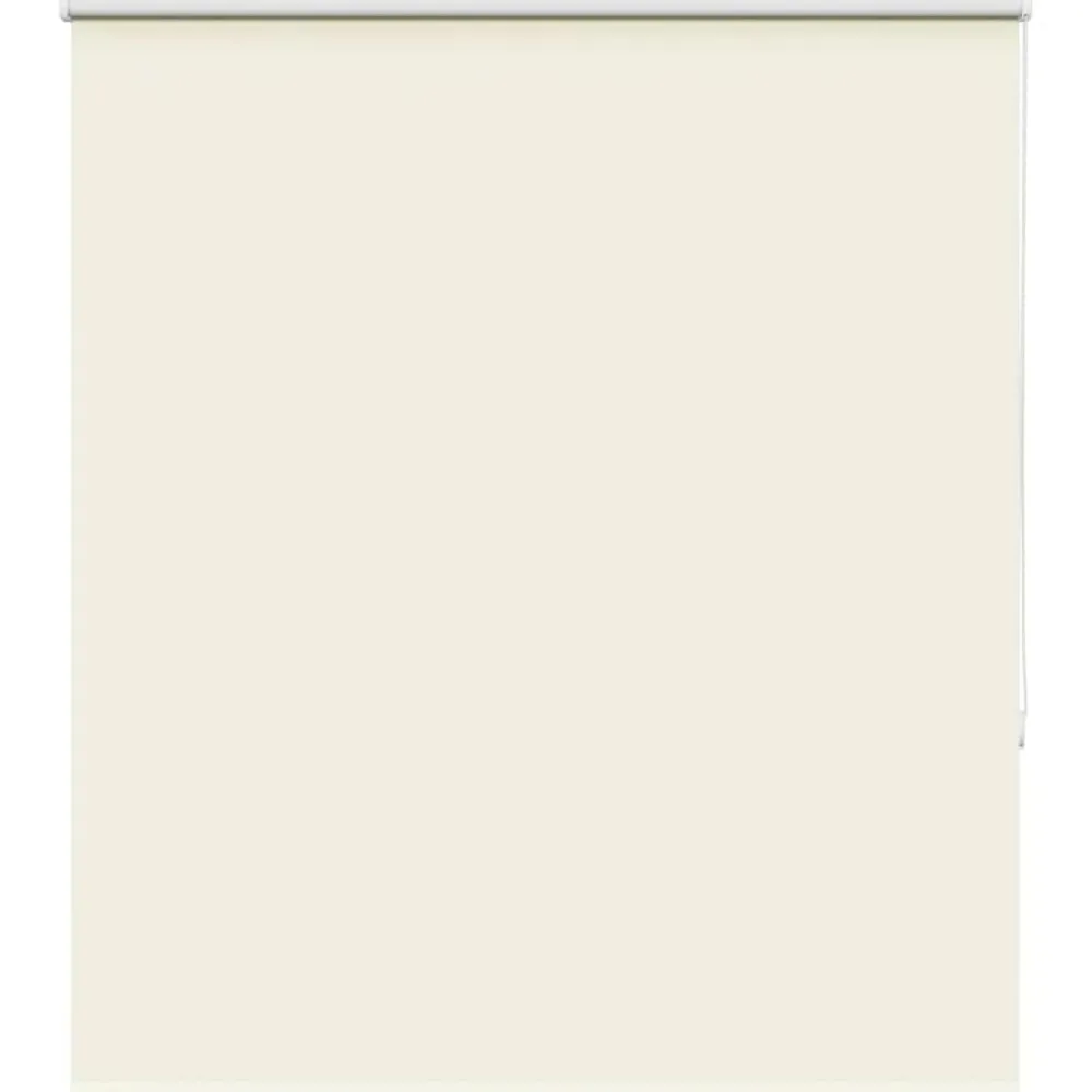 vidaXL Estor Enrollable Opaco Blanco Roto 130x130cm Tela Ancho 126,6cm Blanco crudo
