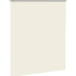 vidaXL Estor Enrollable Opaco Blanco Roto 130x130cm Tela Ancho 126,6cm Blanco crudo