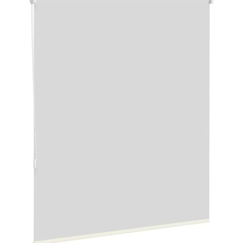 vidaXL Estor Enrollable Opaco Blanco Roto 130x130cm Tela Ancho 126,6cm Blanco crudo