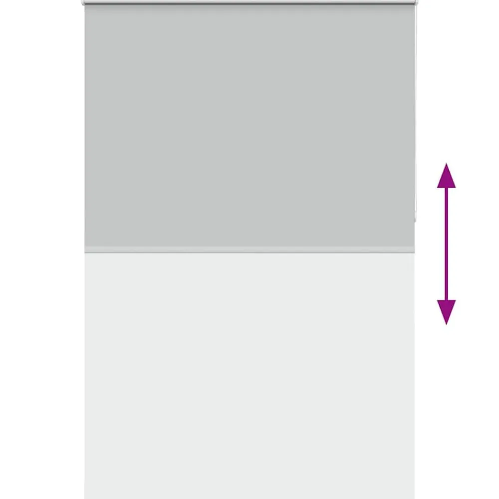 vidaXL Estor Enrollable Opaco 145x210 cm Tela Ancho 141,6cm Gris claro Sale