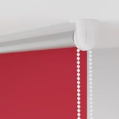 vidaXL Estor Enrollable Opaco 105x130 cm Tela Ancho 100,7 cm Rojo Sale