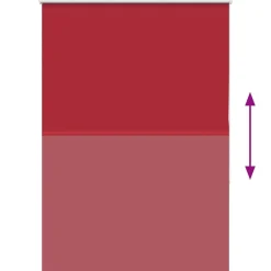vidaXL Estor Enrollable Opaco 105x130 cm Tela Ancho 100,7 cm Rojo Sale