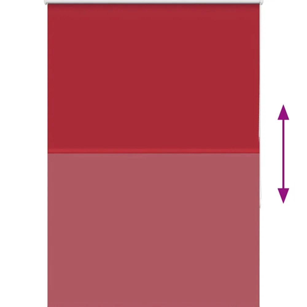 vidaXL Estor Enrollable Opaco 105x130 cm Tela Ancho 100,7 cm Rojo Sale