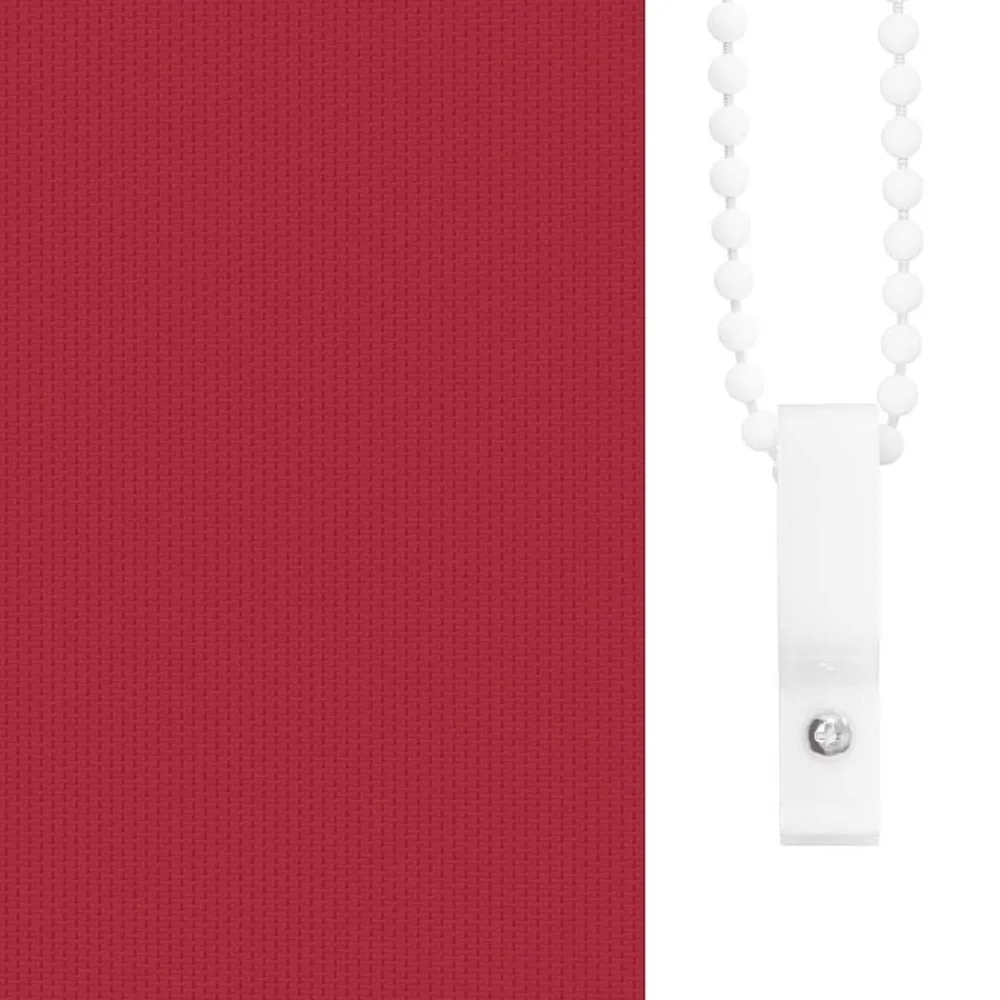 vidaXL Estor Enrollable Opaco 105x130 cm Tela Ancho 100,7 cm Rojo Sale