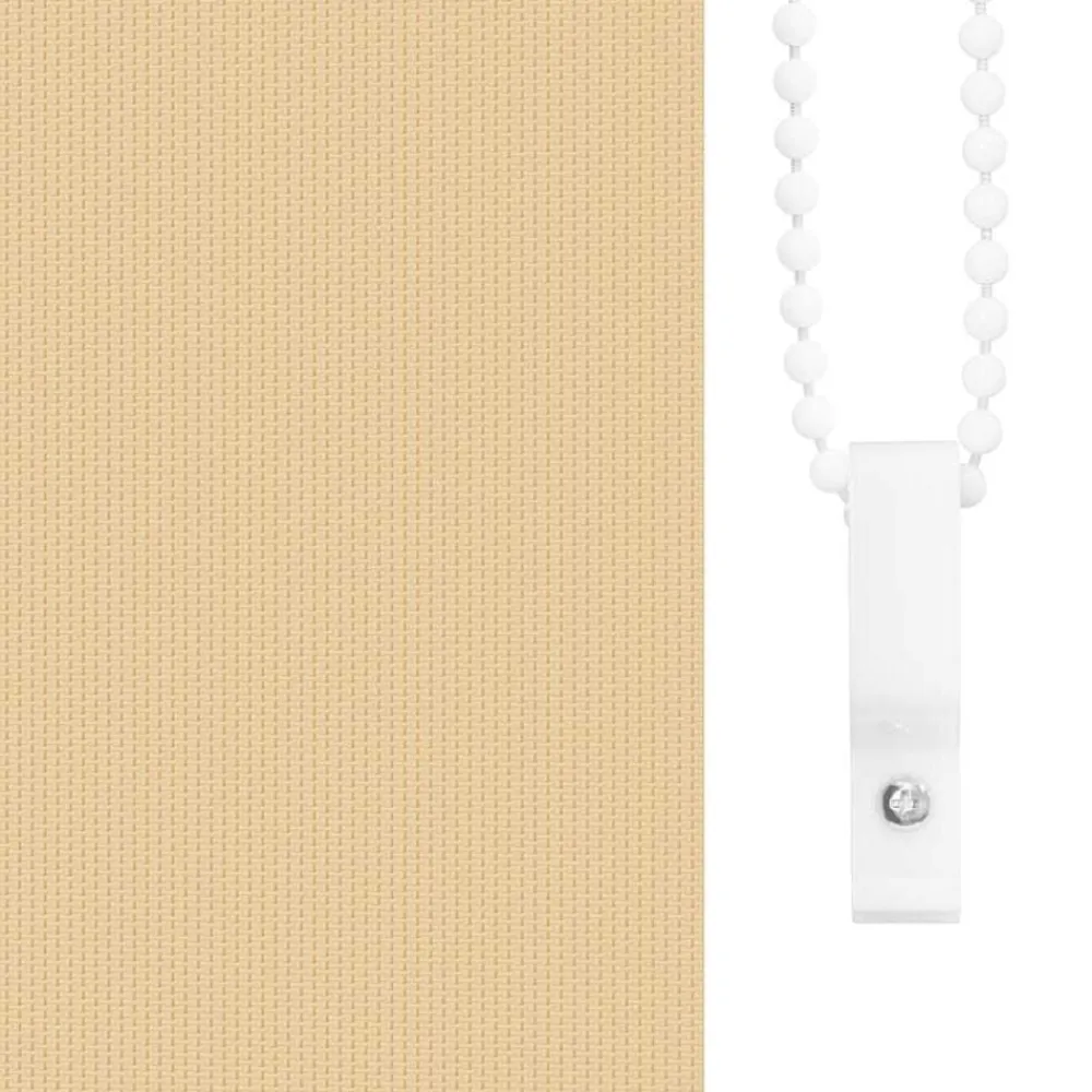 vidaXL Estor Enrollable Opaco 115x175 cm Tela Ancho 110,7 cm Beige Outlet