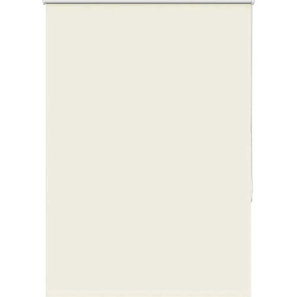 vidaXL Estor Enrollable Opaco Blanco Roto 105x130cm Tela Ancho 100,7cm Blanco crudo Clearance