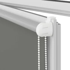 vidaXL Estor Enrollable Opaco 105x130 cm Tela Ancho 100,7 cm Gris Sale