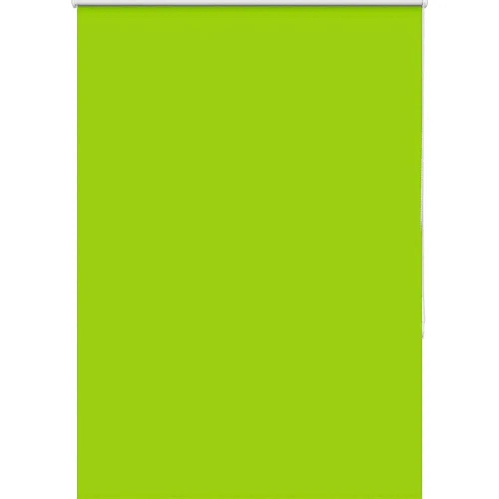 vidaXL Decoración-Estor Enrollable Opaco hojas verde 105x130cm Tela Ancho 100,7cm