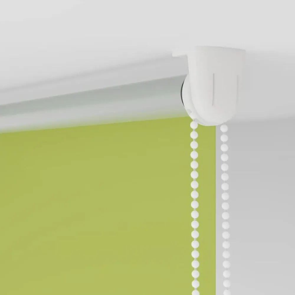 vidaXL Decoración-Estor Enrollable Opaco hojas verde 105x130cm Tela Ancho 100,7cm